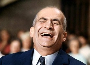 Prod DB © DR Louis DE FUNES, (Louis Germain de Funs de Galarza) acteur franais (1914-1983) rire
